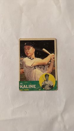 1963 Topps Al Kaline Detroit Tigers Baseball Card