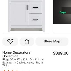 Bathrom Vanity Only$235