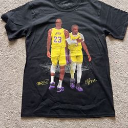 LeBron and bronny t shirt