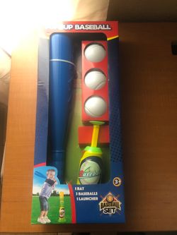 Baseball set with 3 balls