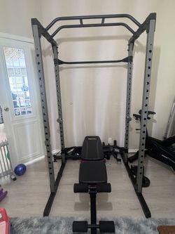Squat rack/ weights