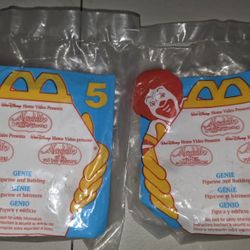 1996 McDonald's Aladdin Happy Meal Toys