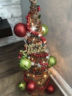 Christmas tree with ornaments