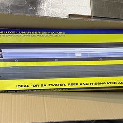 48” 4-65watt Power Compact W 4 Lunar Led Aquarium Light