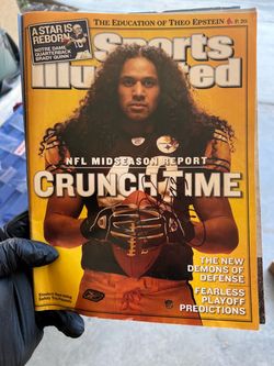 Troy Polamalu Signed Sports Illustrated Magazine – Pittsburgh Steelers Autograph