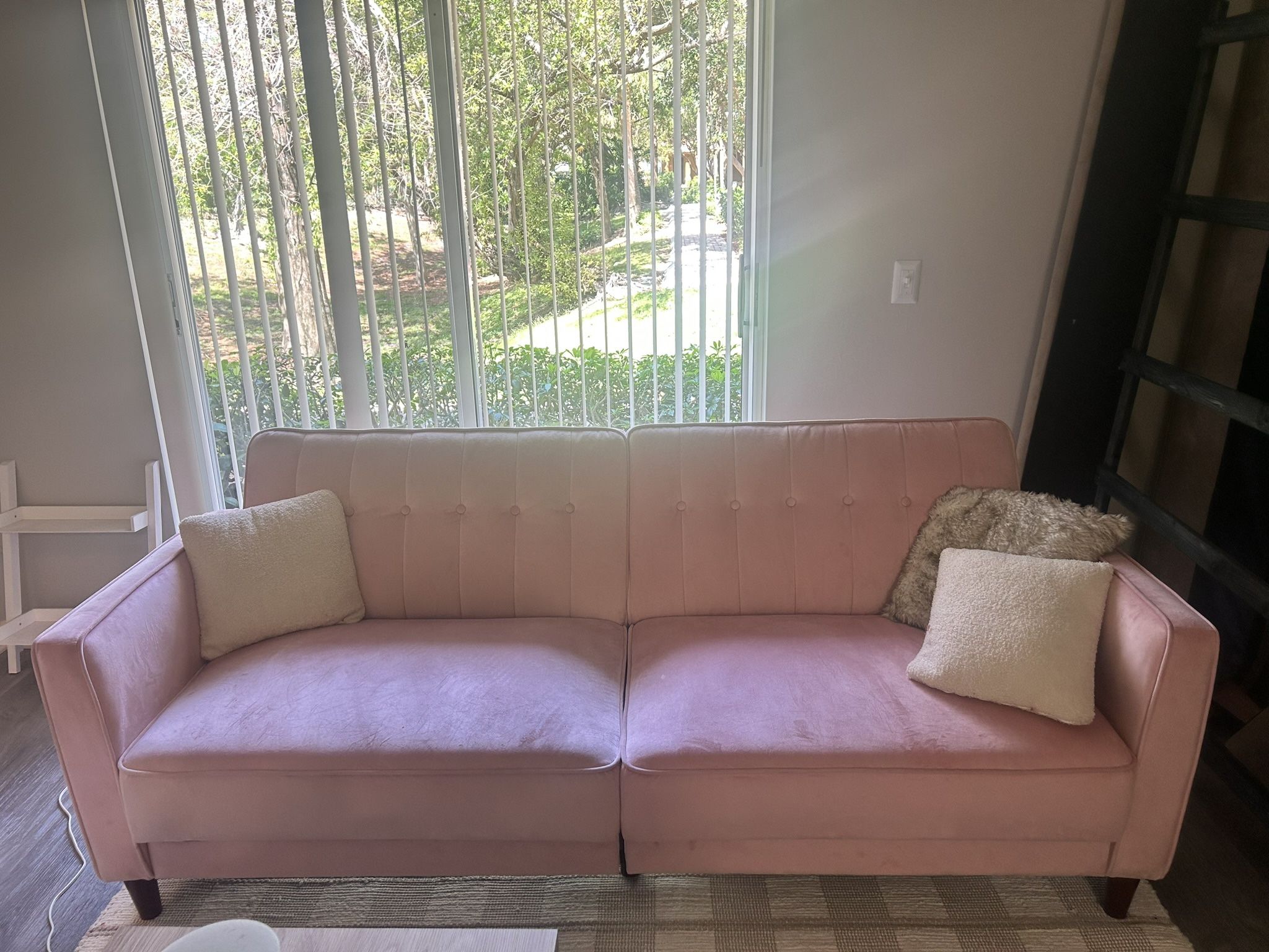 Pink Couch/Futon