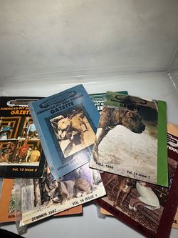 Vintage American Pit Bull Terrier Gazette Magazines 1988–1992 – Lot of 8 ADBA