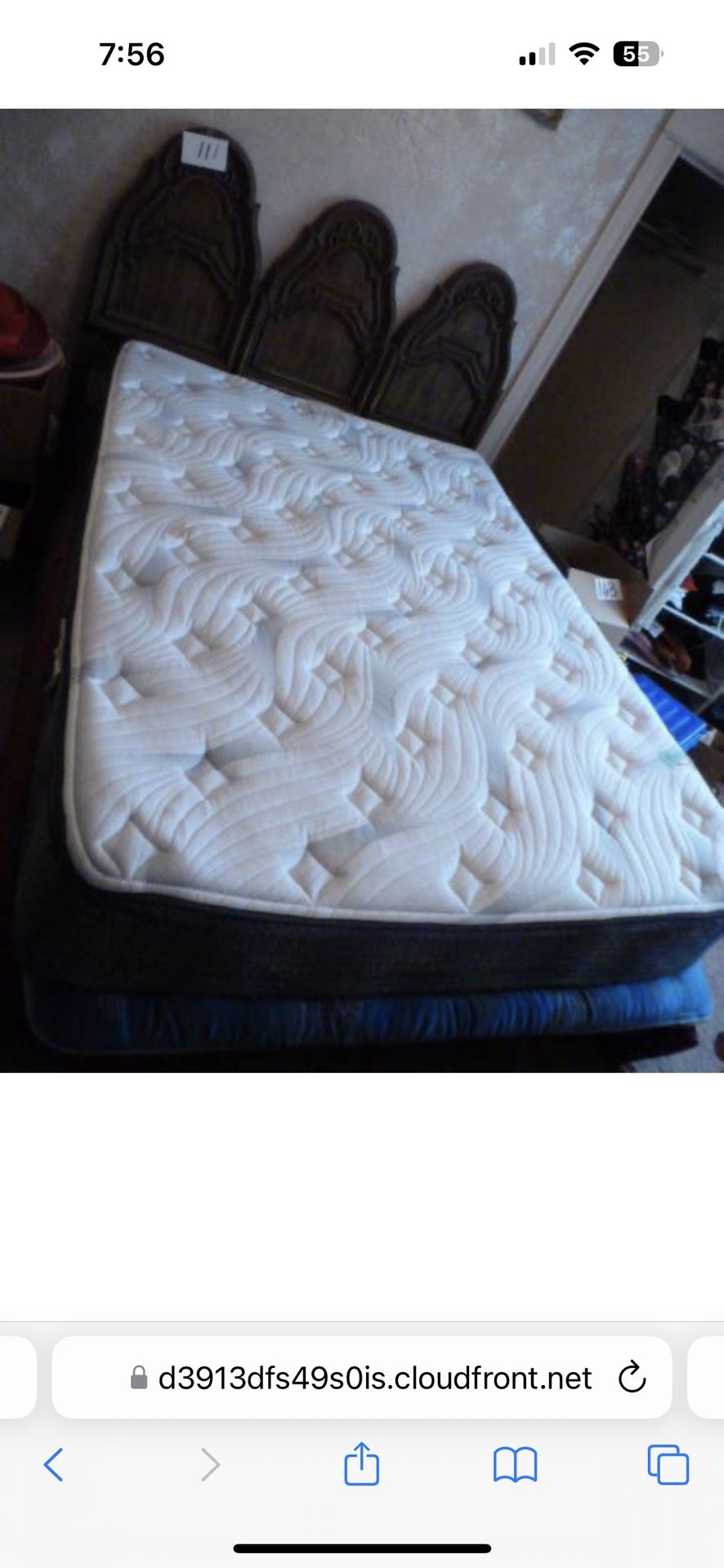 full size mattress boxspring and frame