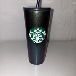 Black/ gradient starbucks cup