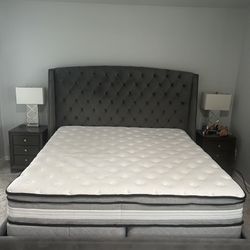 Eastern King Bed Frame And Mattress