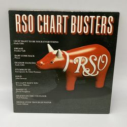 RSO CHART BUSTERS ANDY GIBB FRANKIE VALLI PLAYER (VG) RS-1-3066 LP VINYL RECORD