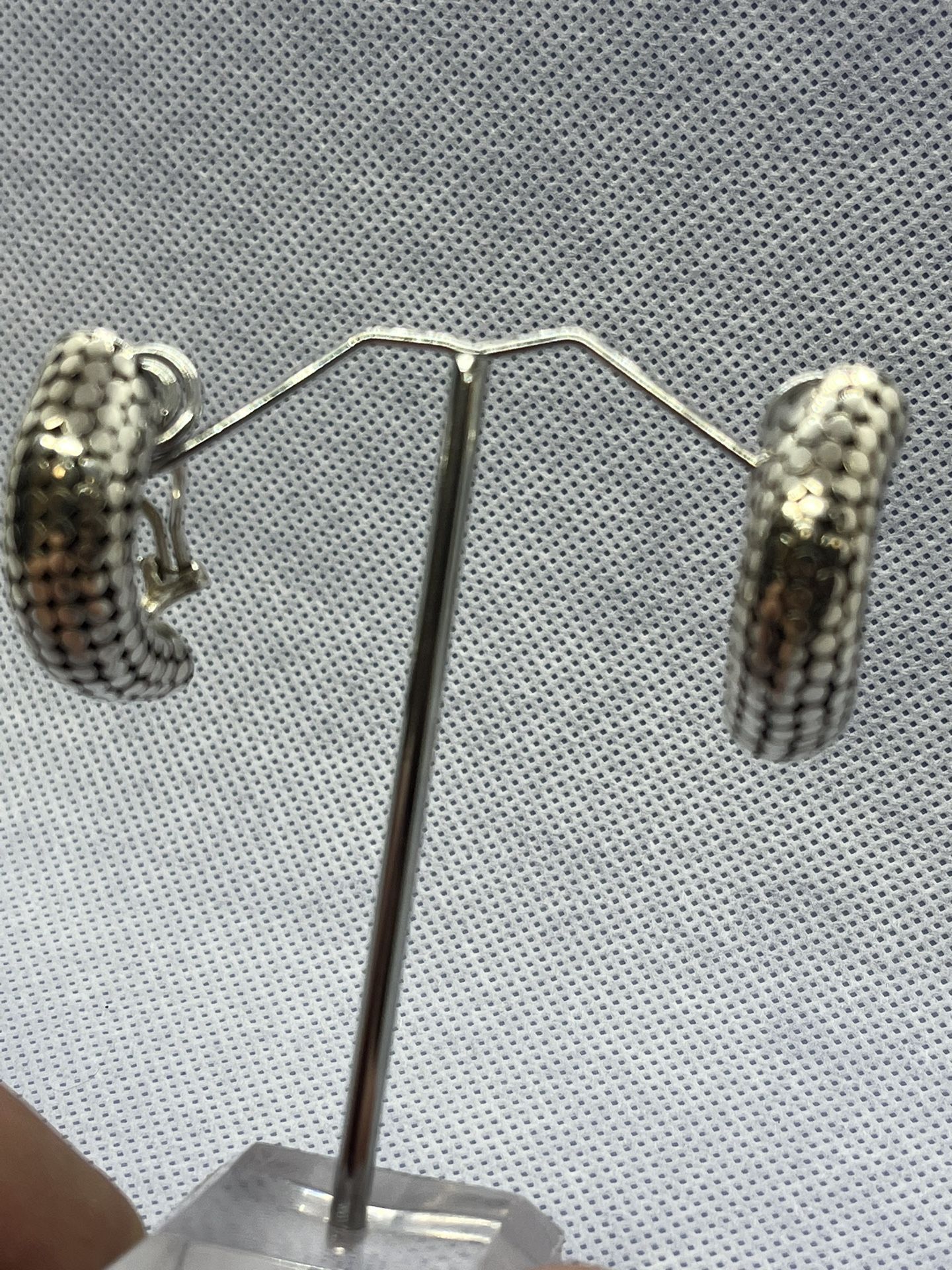 John Hardy, Sterling Silver Earrings 