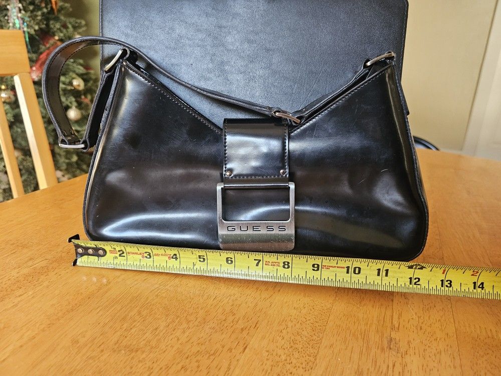 Guess Y2k 90s/Early 20s Black Bag