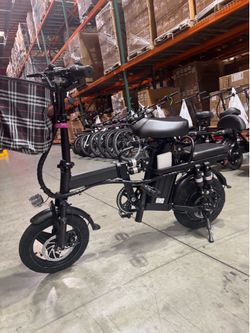 Folding electric bicycle