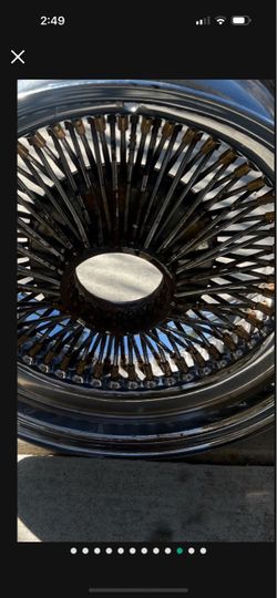 Set of 15”s wire wheels