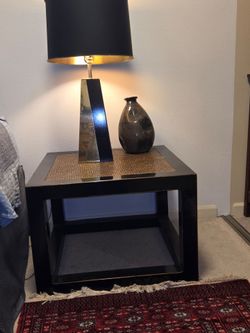Chinese Cube side table