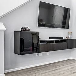 IKEA BESTÅ Floating Media Center / TV Console - Modular Storage