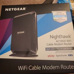 Netgear Nighthawk Ac1900 Wifi Cable Modem Router