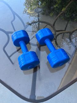 5 lb exercise hand weights $10