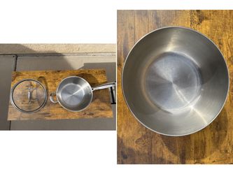 OXO Stainless Saucepan with Glass Lid & Mixing Bowl