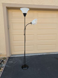 Black floor lamp