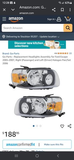 Brand New Ford Escape Headlights 05-07 $125 Pickup In Oakdale