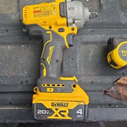 New dewalt 1/2" impact, battery included!
