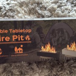 portable tabletop fire Pit