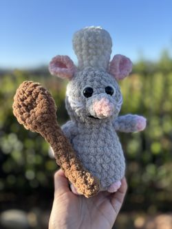 Disney Ratatouille 🐀 Handmade 🧶 Crochet 🧶 Plushie 