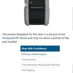 Honeywell RP4 Barcode Printer 