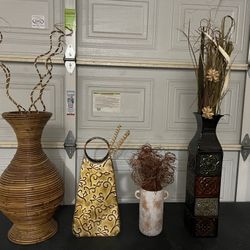 Vases/Artificial Flowers