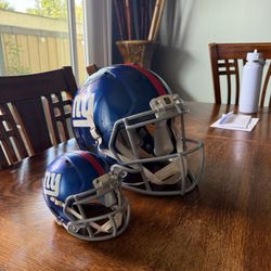 New York Giants Helmet Set