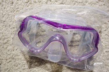 Brand New diving Glasses purple mask