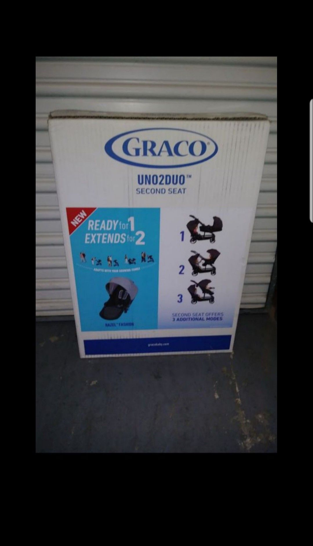 NEW IN BOX GRACO UNO2DUO SECOND SEAT for Uno2duo single to double stroller (this is the 2nd seat and attaches to stroller)