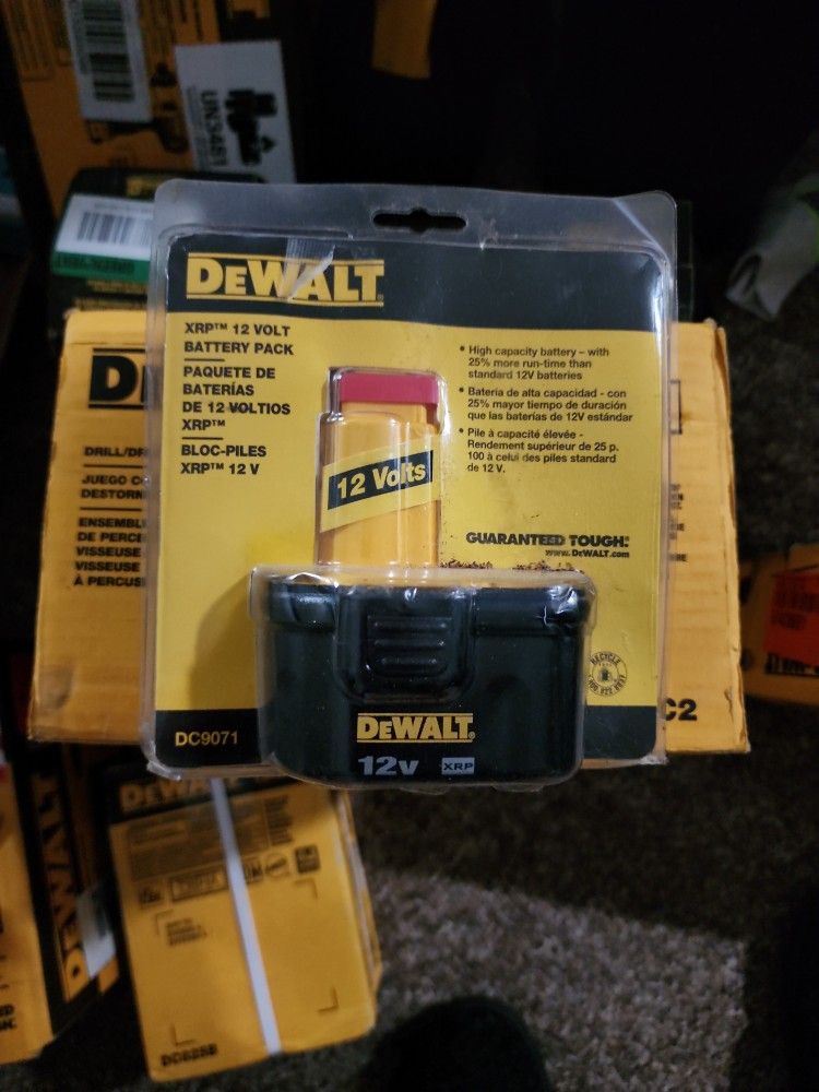 Dewalt Old Style 12 Volt Battery