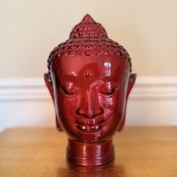 Blown Glass Buddha Head