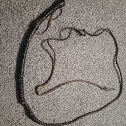 Antique Leather Bullwhip For Sale
