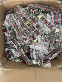 Box Of Gucci Inspired Dog Collars