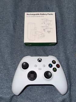 Brand new Xbox one series controller with a pack of rechargeable batteries