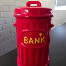 Mini Trash Can Coin Bank