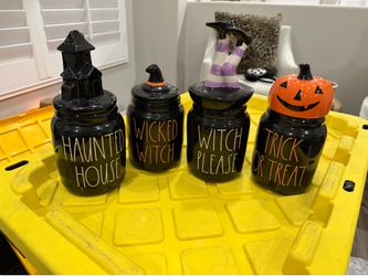 Halloween canisters