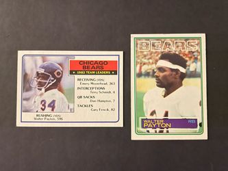 (2) 1983 Topps Walter Payton Set NM-MT