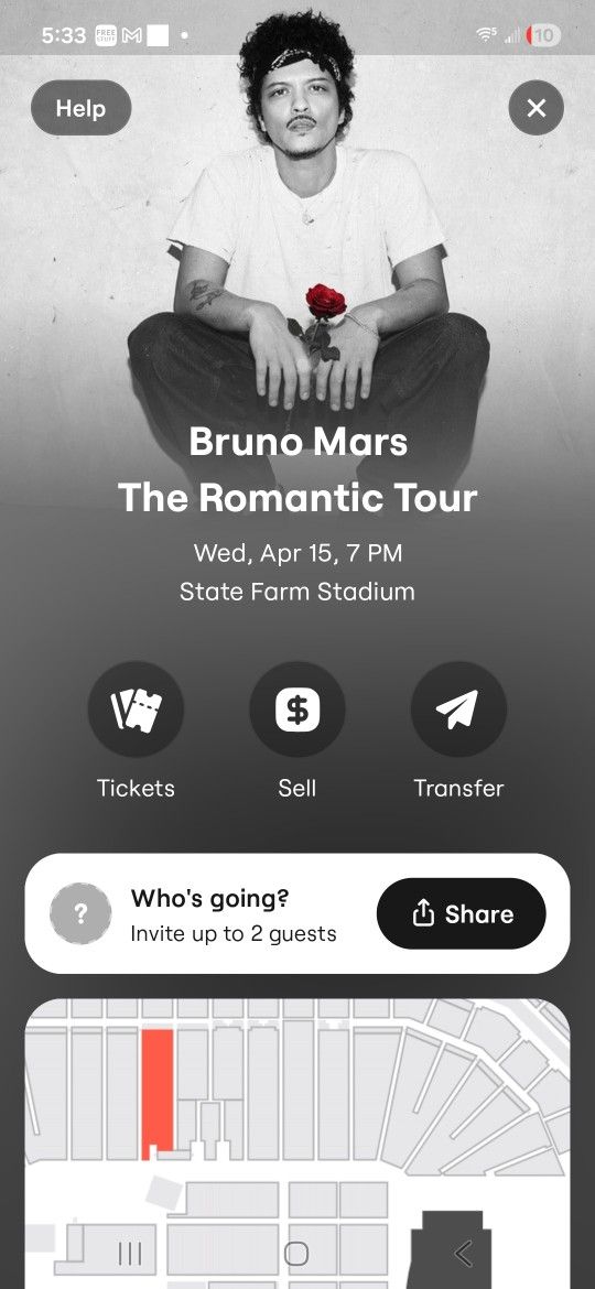 Bruno Mars Tickets