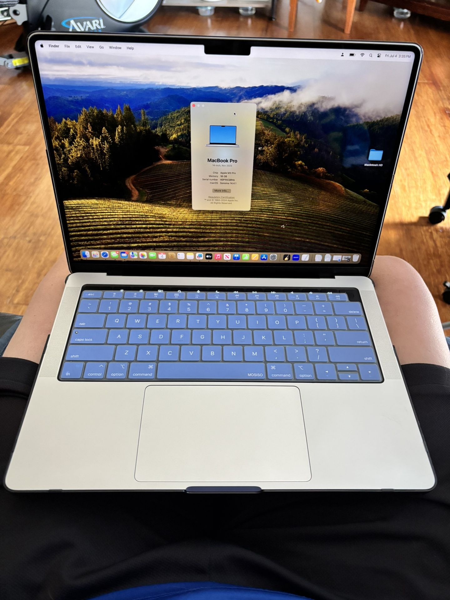 Apple Laptop With Incase Cover