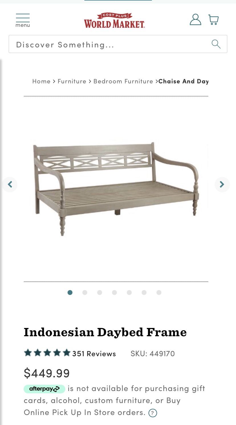 World market day bed