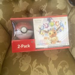 Pokemon Prismatic ETB + Poke Ball Tin