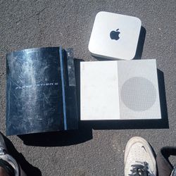 Xbox One PS3 And A Mini Mac
