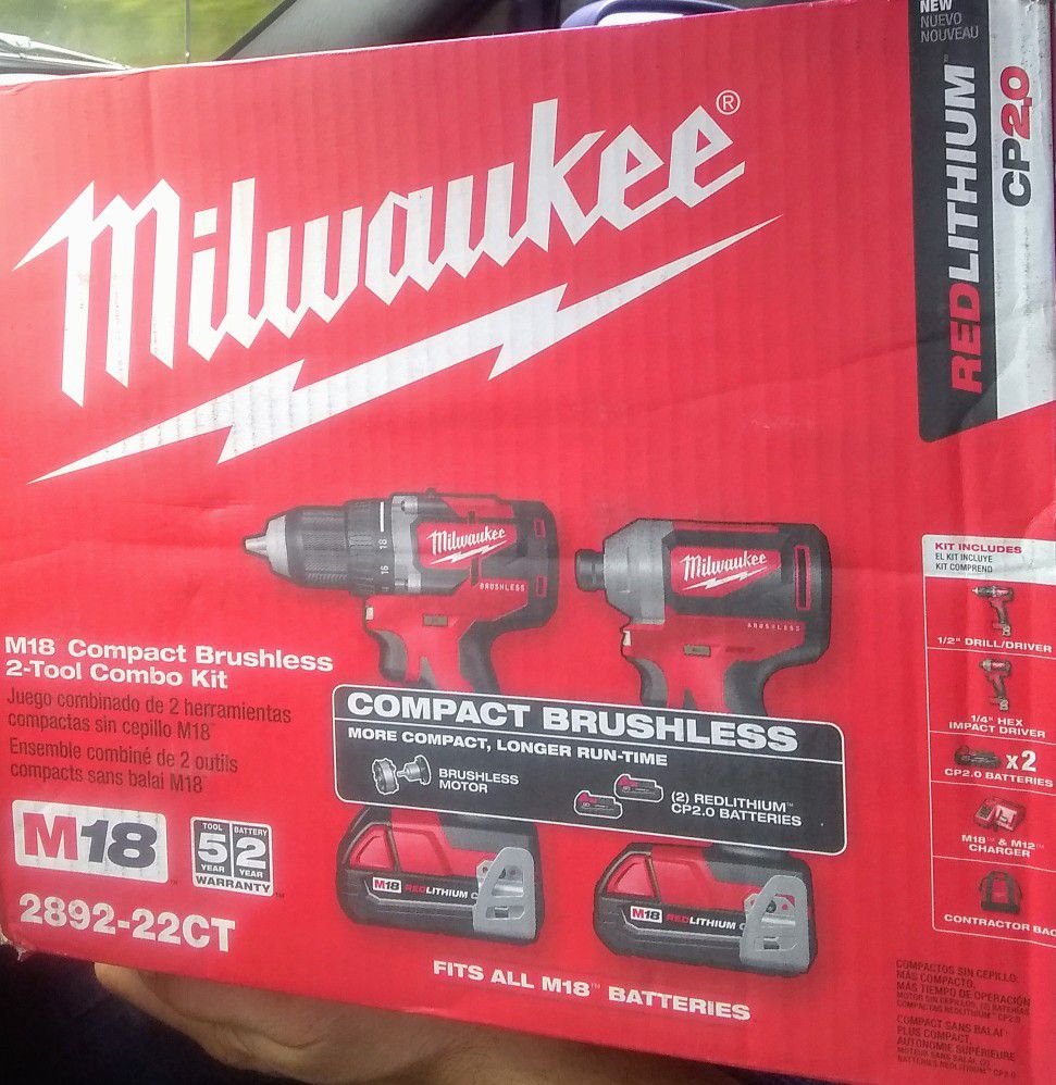 Milwaukee Brushless 2 Tool Combo Kit