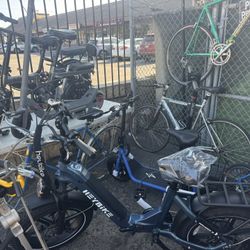 Ebikes And Regular Bikes