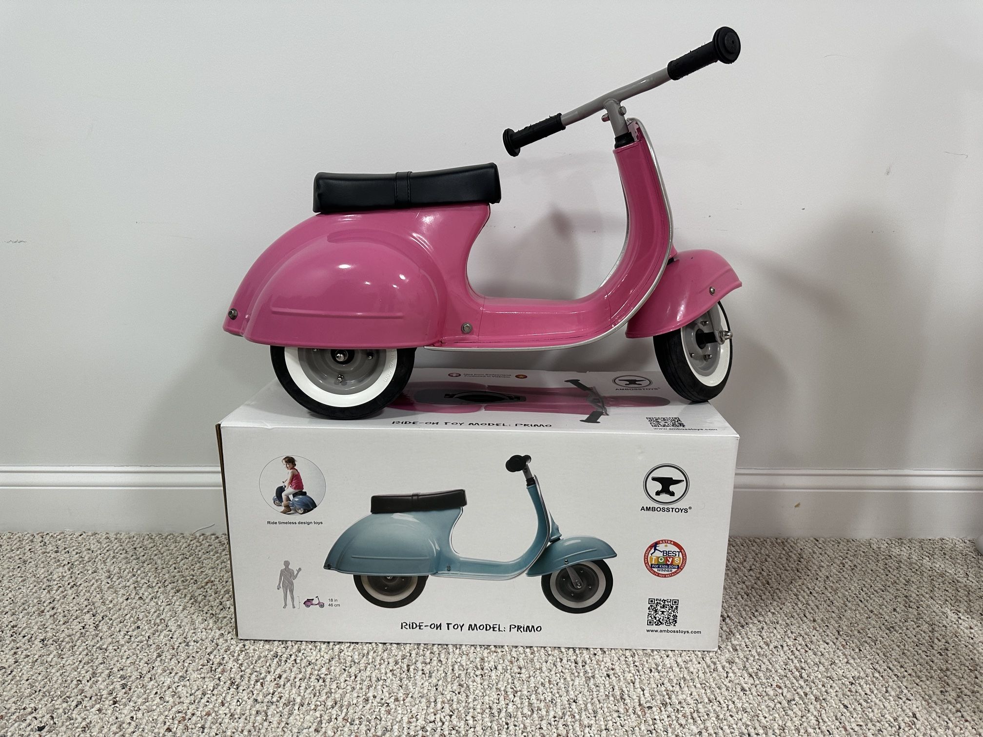 Toddler Scooters for Boys and Girls Primo – Durable, Valuable and Timeless Design Kids Ride on Toys for 2 Year Old - 3-4 - 5 Year Olds, Collectors and